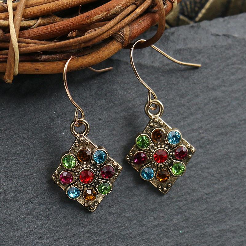 Water Droplets, Water Droplet Shaped earrings,Bohemian Style Retro Earrings, Geometric Earrings, Accessories