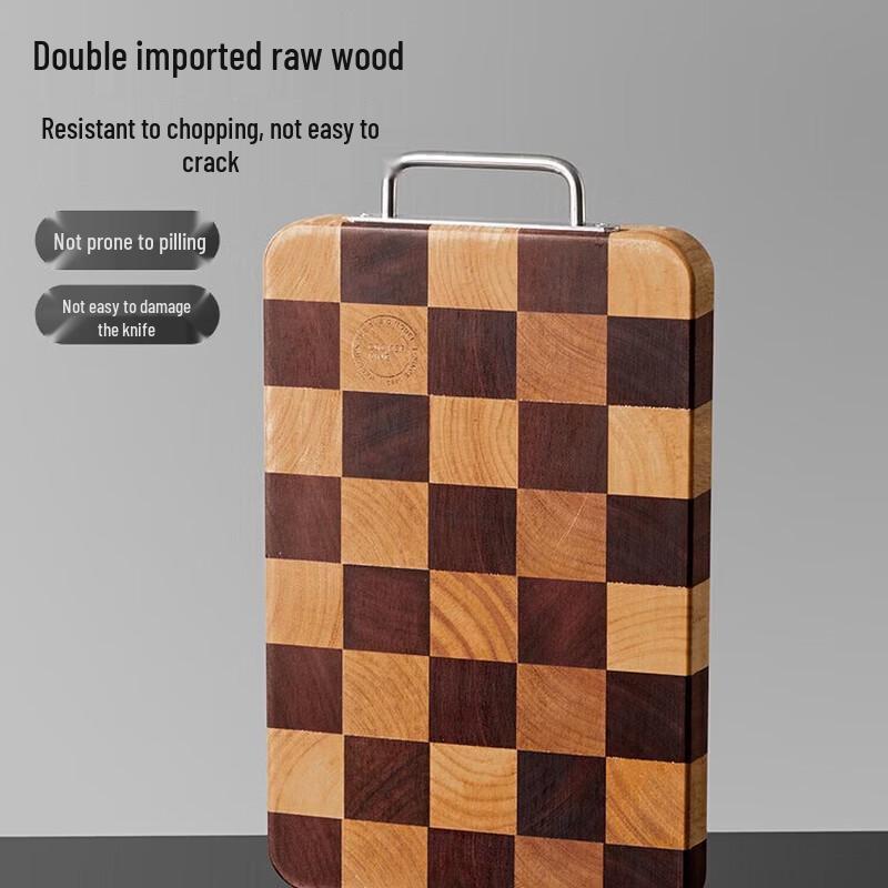 COOKER KING Antibacterial Ebony Wood Cutting Board