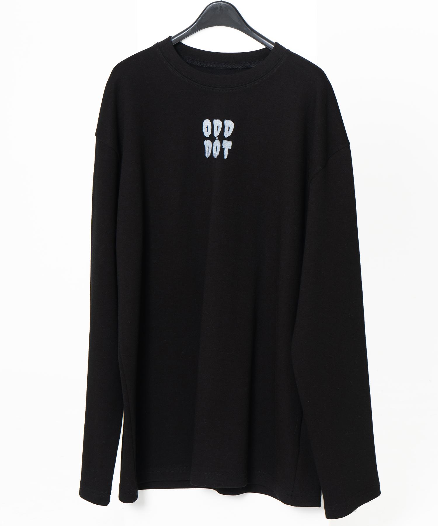 Odd Dot Big Logo Long Sleeve_Black Free