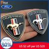 Car Sticker 2026 For Ford 1Pcs 3 Colors 6 * 7.5 Cm Metal 2026 For  Mustang Ford Shelby GT Logo Badge Car Body Fender Trunk Dec