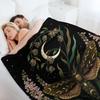 Death's Head Throw Blanket Sofas Luxury Thicken Beach Custom Blankets