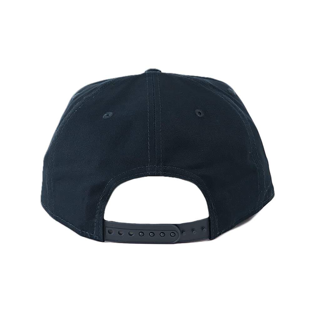New Era 9FIFTY NE400 Snapback Baseball Solid with 99HeadwearShop Deep Free Size Men's Cap, Color, Sticker, Unisex, Navy, [Used]