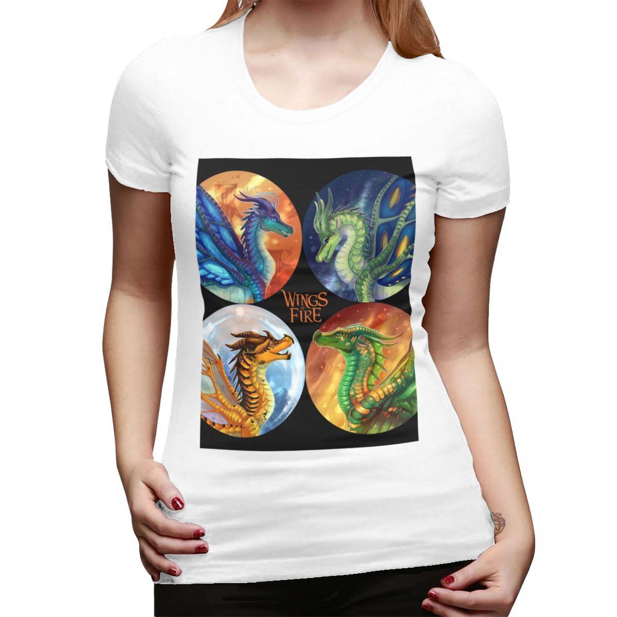 

Wings Of Fire Heroes Of The Lost Continent TShirt for Women Crew Neck Streetwear T Shirts Womens Short Sleeve Clothes Tops S