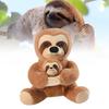Cute Sloth Plush Toy Mother And Baby Soft Stuffed Animal Doll Kids Gift 20cm And 30cm