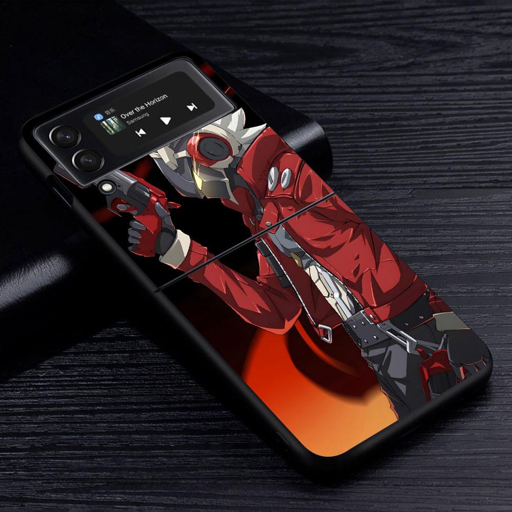 Billy the Kid Zenless Zone Zero Case for Samsung Galaxy Z Flip4 Flip3 5G Hard Phone Shell Z Flip 4 3 Black Zflip4 Zflip3 Cover
