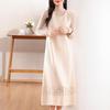 Women's Cashmere Dress Qinghe Cashmere 30% Cashmere 70% Wool Autumn and Winter Cashmere Skirt Soft and Warm
