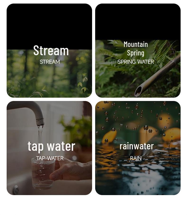 Portable Outdoor Ultrafiltration Water Purifier Straw