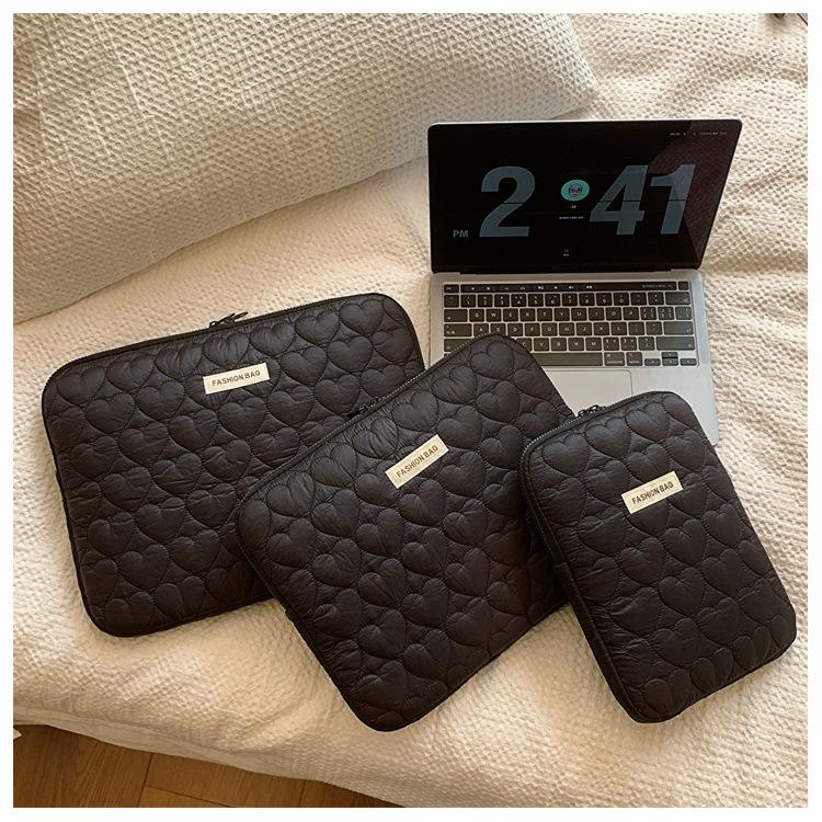 TS JYL laptop bag,Cute Love Girl Laptop Sleeve 11 Inch iPad Case 14 Inch Notebook Bag 14 inches чёрный