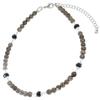 [Shinjuku Gin No Kura] Natural Stone Anklet (Smoky Quartz) Length: Approx. 24.5-30cm (Adjustable) Men's Natural Stone Accessory