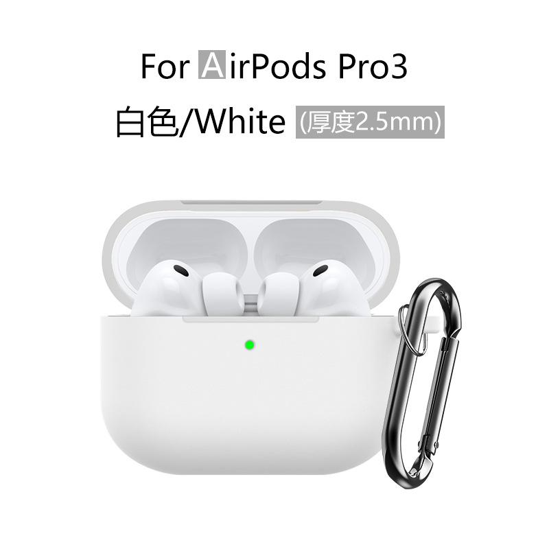 For AirPods Pro 3  Case Cover with Cleaner Kit,Soft Silicone Protective Case for Apple AirPod Pro 3nd 2025 Generation Case