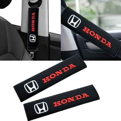 Car Safety Belt Shoulder Cover Pad Plush Seat Belt Shoulder For Civic Accord Crider City CRV HRV Inspire Fit Odyssey Envix