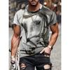 Sommer Pferde Tiere 3D Druck T-Shirts Herren Damen Rundhals Kurzarm T-Shirt Harajuku Oberteile T-Shirts Herren Streetwear Kleidung