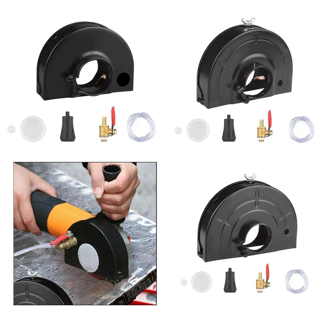 Compact Angle Grinder Shield Set Carbon Steel Dust Shroud Protection Cover for Grinder Metal Work