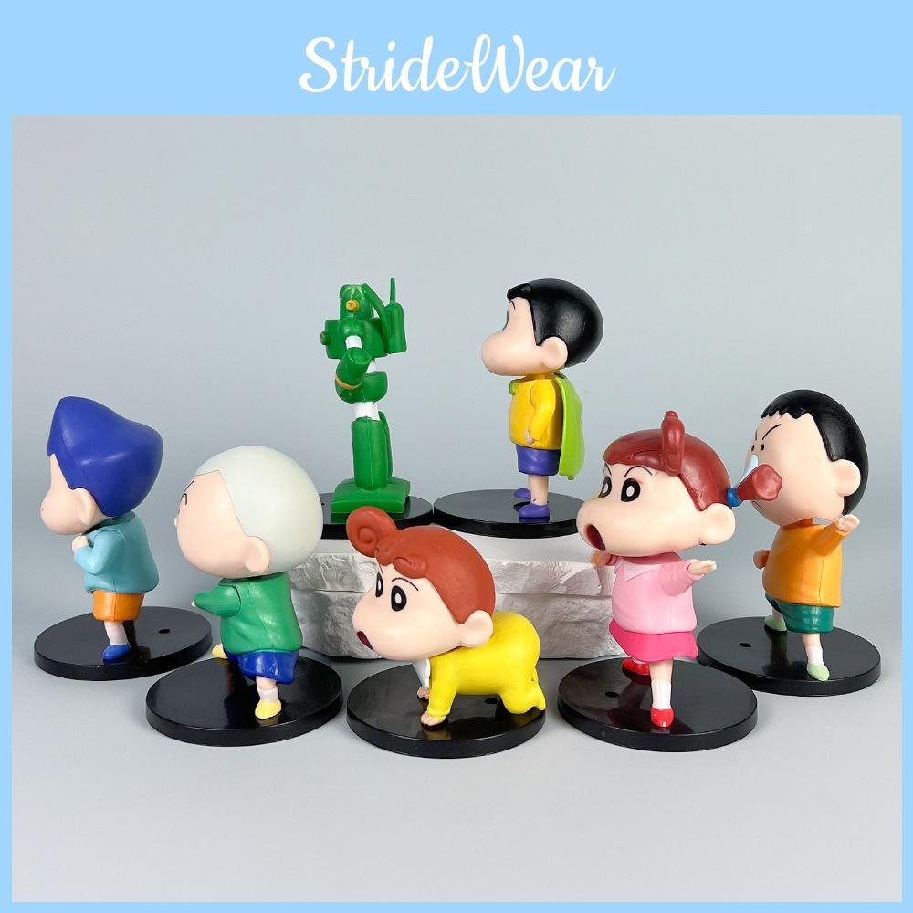 Crayon Shin Chan Pvc Action Figures Model Toys Desktop Decoration Kids Gifts