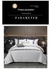 Four-Piece White Bedding Set for Hotels, Guesthouses & B&Bs: Includes Sheets and Three-Piece Duvet Cover Set