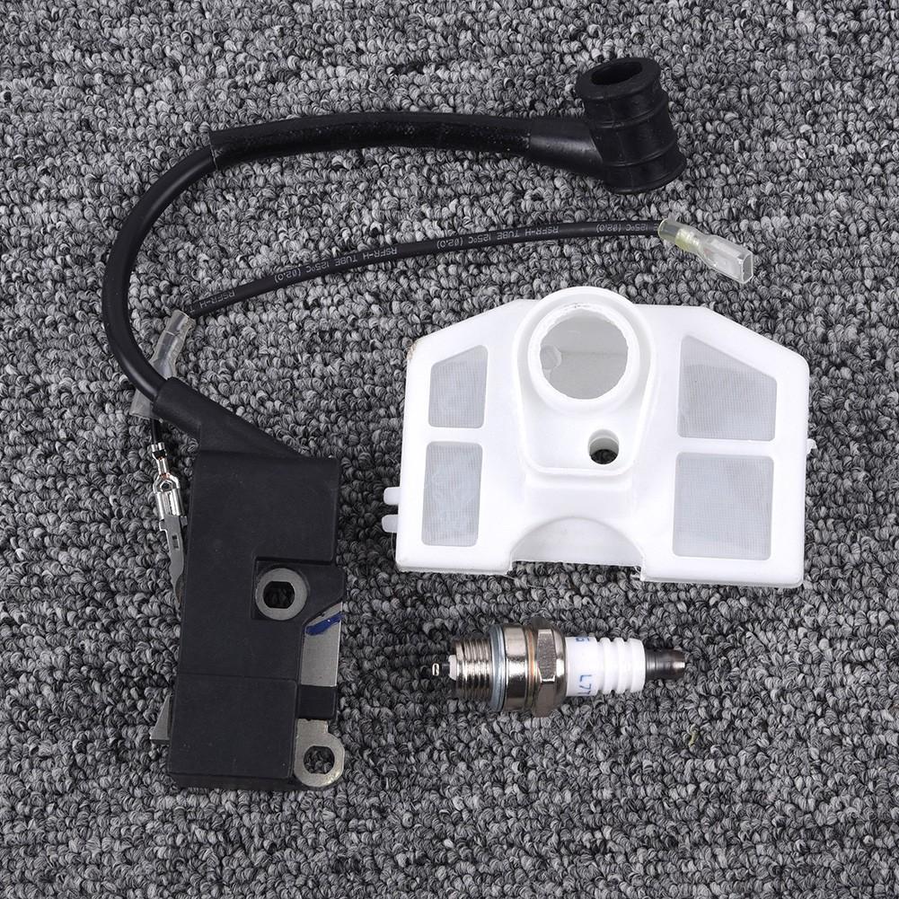 

Garden Ignition Coil Air Filter For Chinese 4500 5200 5800 52cc 45cc 58cc
