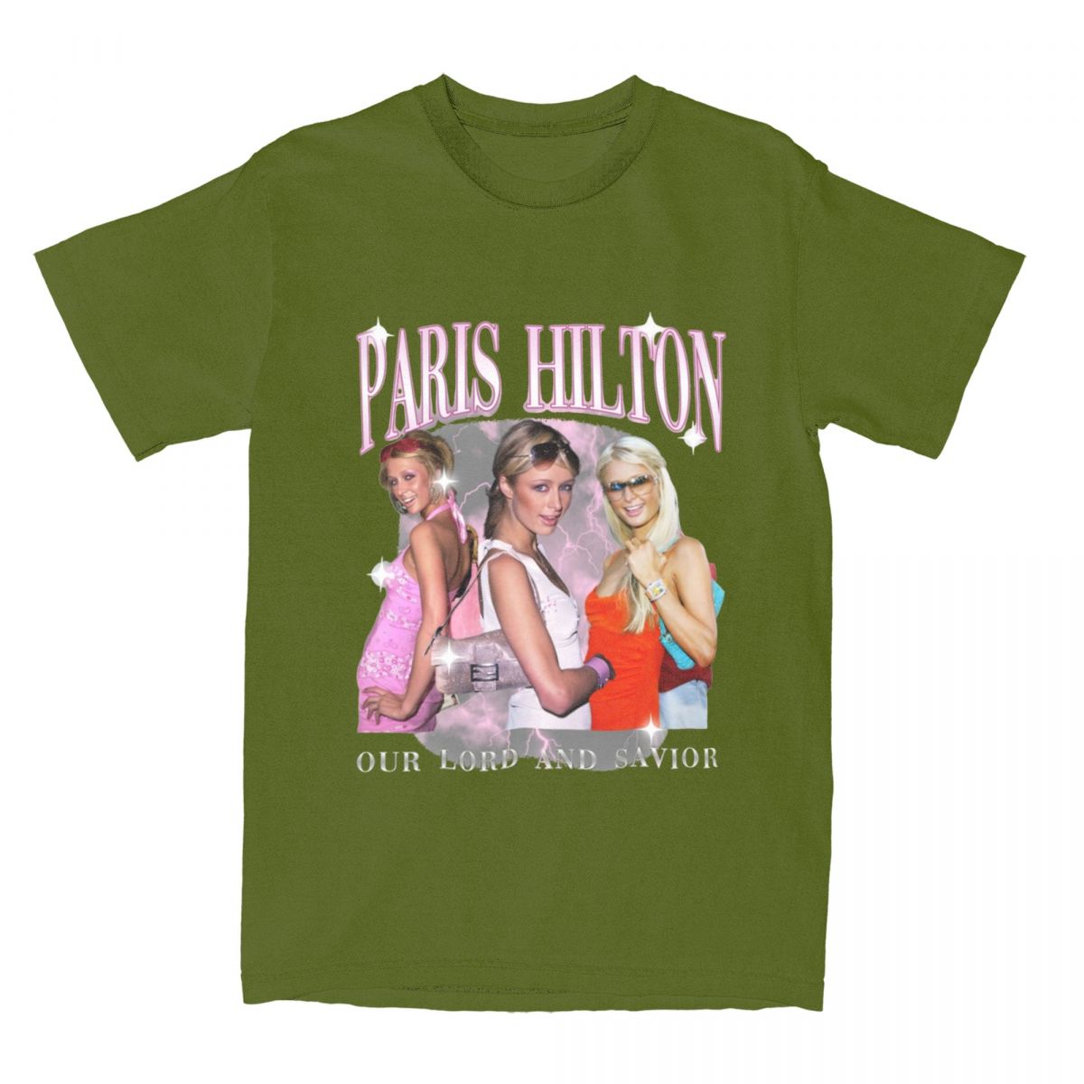 

Paris Hiltons T-Shirts Men Funny Cotton Tees O Neck Short Sleeve T Shirts Birthday Present Clothing 4XL
