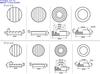 Kotobukiya Modeling Support Goods Plaunit P120 Round Mold IV Plastic Model M.S.G Non-Scale