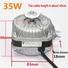 Refrigerator Heat Dissipation Fan Motor and Condenser Cover with Fan Blade Accessories