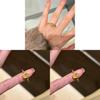 Retro Style Open Finger Ring With Layer For Womens Trendy Hand Jewelry
