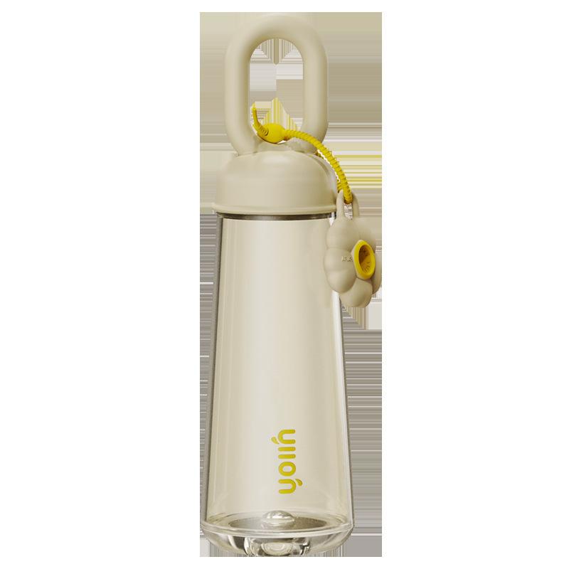 Water bottle petal plastic water cup summer girls high value sports kettle plastic cup children's water cup large capacity