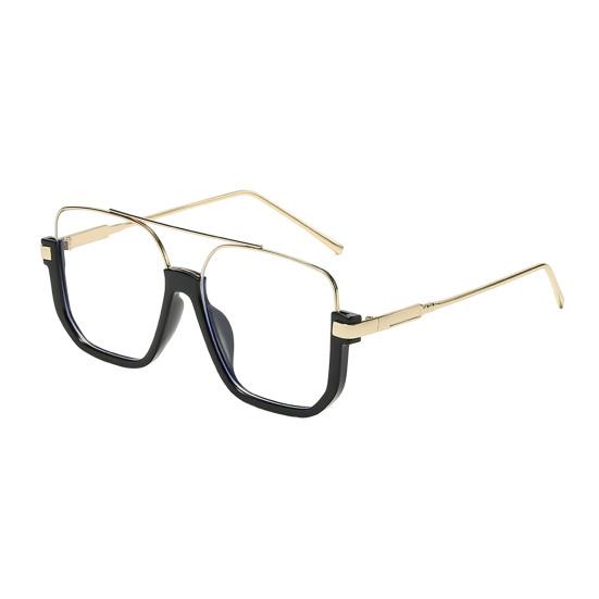 Unisex Sunglasses Vintage Style Smooth Anti-UV Block Sunlight Half Rim Vacation Beach Spectacles Outdoor Eyewear Photo Prop