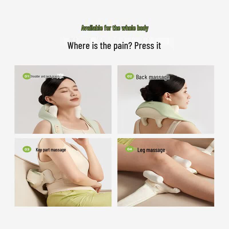 Bear Neck and Shoulder Massager with Heat CN plug (adapter included)