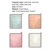 3 Pcs Cleaning Cloth Pineapple Pattern Good Absorption Coral Fleece Rectangle Hanging Hand Towel Kitchen Supplies