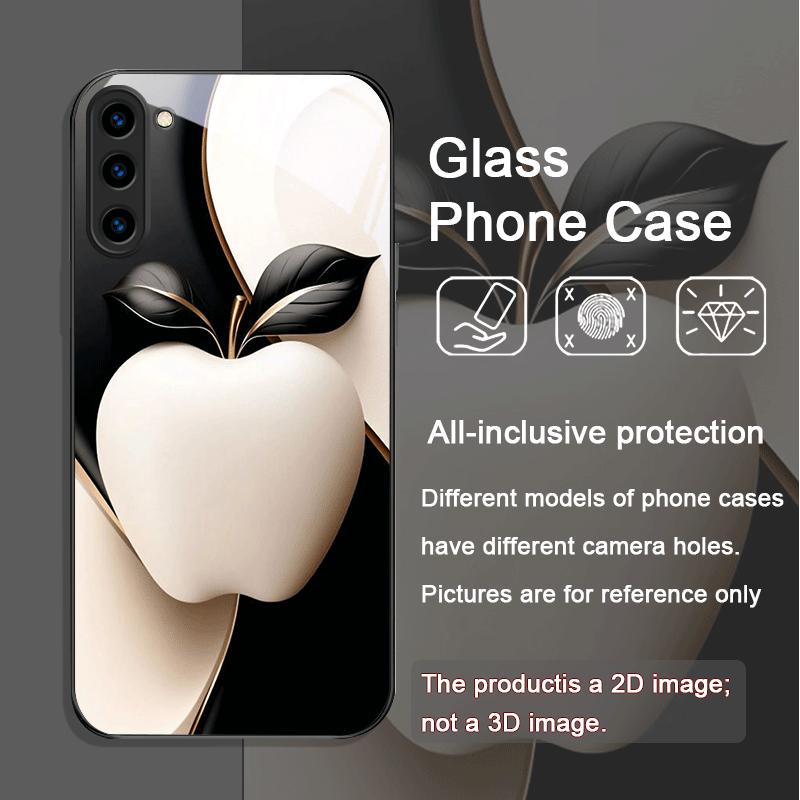 

Роскошный чехол из закаленного стекла с принтом фруктов для Samsung Galaxy S25 Ultra S24 S23 Plus S22 S21 S20 FE, противоударная крышка Galaxy S22 5G