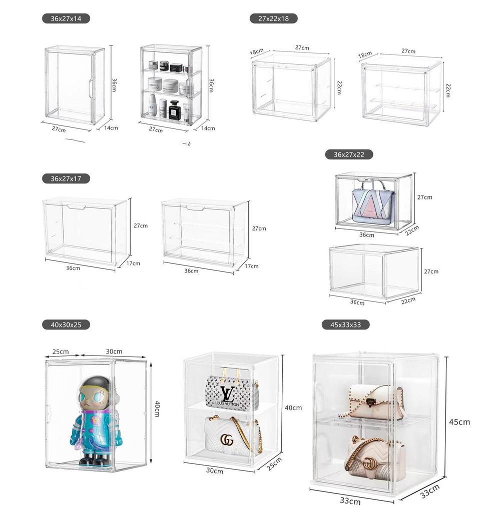 Labubu Labubu Blind Box Magnetic Storage Box Vinyl Doll Dustproof Display Rack Bubble Mate Dolls Manipulatives  Product Name: Doll Display Box