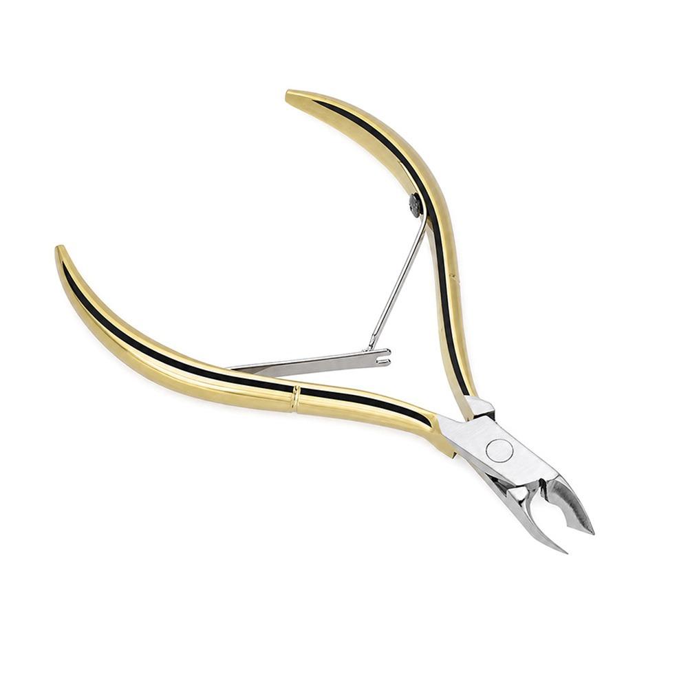 Nail Cutter Stainless Steel Toe Nail Clippers Heavy Duty Gold Toenail Trimmer Angled Anti-Corrosion Cuticle Trimmer Nail Care золотой