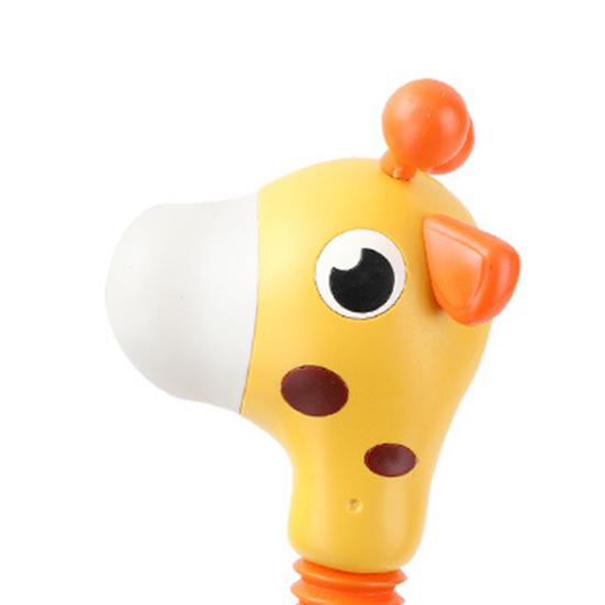 Baby Bath Toy Interesting Anti-deform Lovely Carton Giraffe Infant Shower Toy for Kids