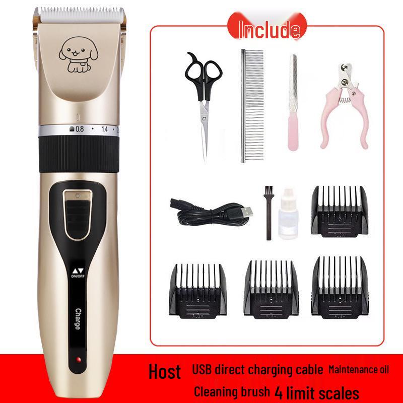 Kuanger Pet Electric Hair Trimmer Set for Dogs & Cats