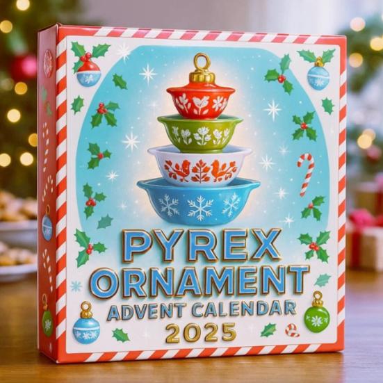 Vánoční adventní kalendář z mořského skla Ručně vyrobené mini stromečky s 24 přívěsky s oceánskou tématikou Sváteční odpočítávací dekorace