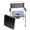 Lightweight Portable Commode Seat with Commode Bucket Commode
