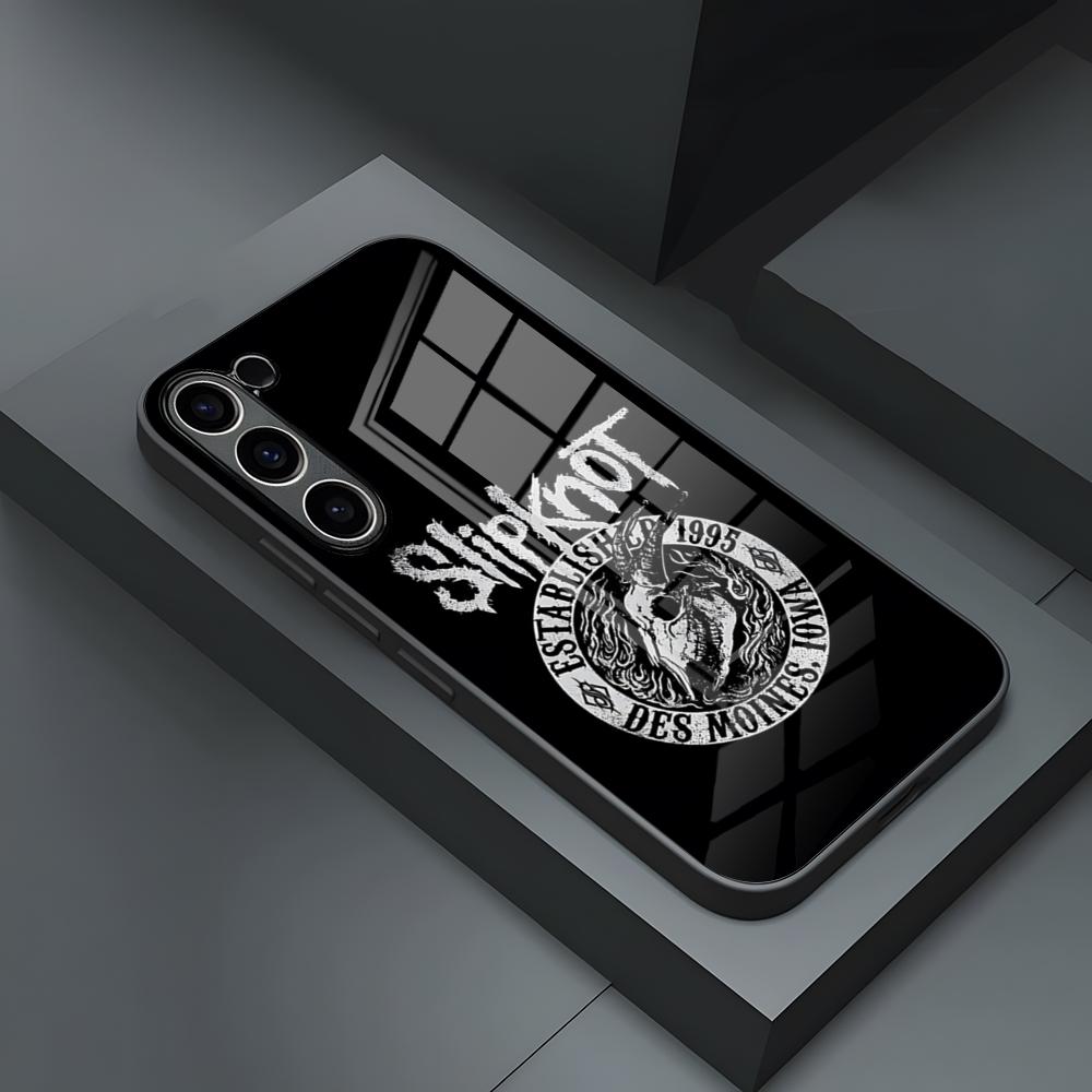 Popular S-Slipknot Band Rock Phone Case For S23 Samsung S26 S24 S25 Ultra S22 S20 Fe S21 Plus A54 A34 A53 A16 Glass Cover