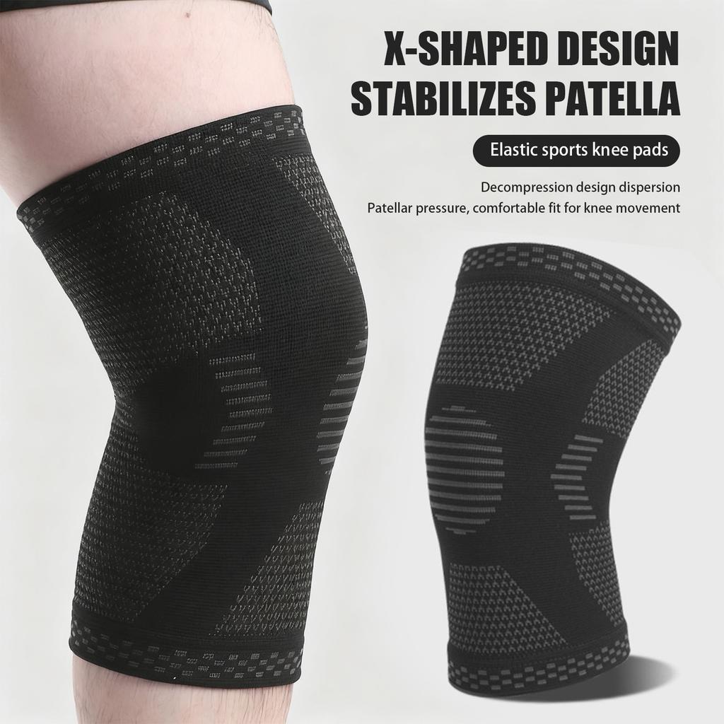 Men & Women Sports Knee Brace! Basketball Knee Support With Silicone Patella Pad - ProtectMeniscus For Running & Training.