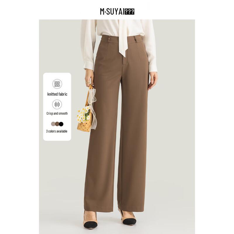 MENGSHUYA Women's High-Waist Flare Pants