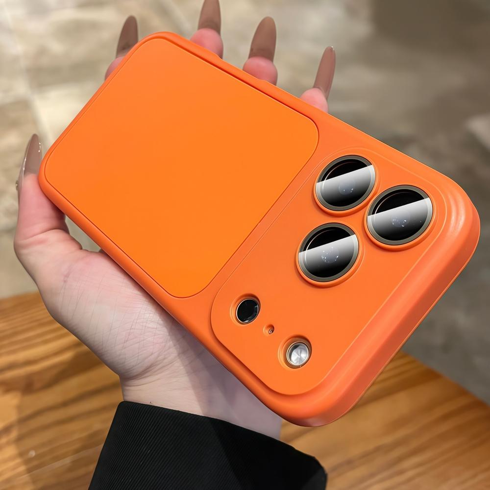 Matte 2-in-1 Kamerafilm-Schutzhülle für iPhone 16 15 14 13 12 11 Pro Max Sofortwechsel zu 17 Pro Max Stoßfeste Abdeckung