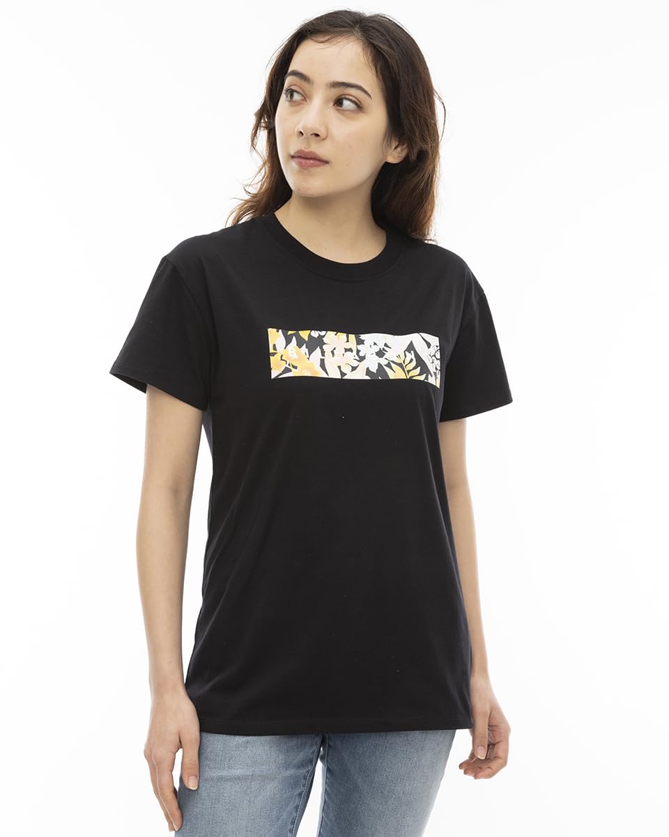 

Billabong Women s Pattern Logo Tee, Black