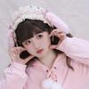 Teens Girl Cosplay Lace Hairband Gothic Rabbit Ear Headband Subculture Headpiece
