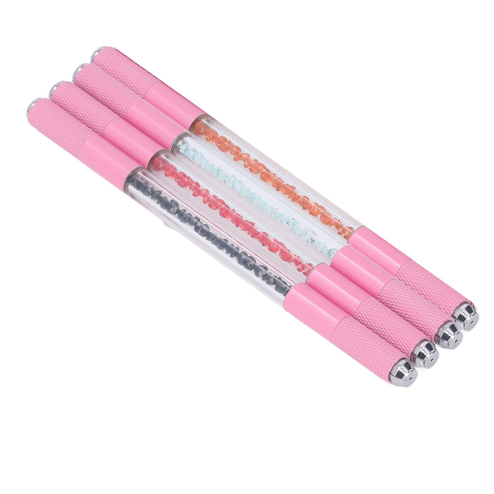 

4pcs Double Sided Manual Pen Kit for Permanent Makeup Supplies Multi Colors Alloy Microblading