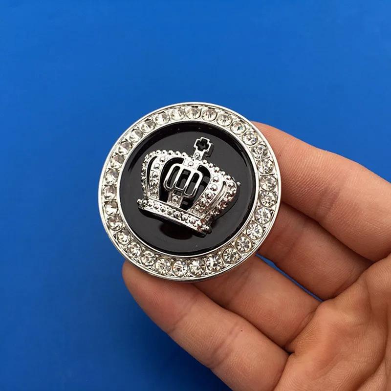 3D Crown Diamond Car Crown Gold Royal Sticker Emblem Badge Car Stickers Imperial Crown
