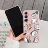 Cute Cat Case For iPhone Samsung A55 S24 FE S25 M35 A06 Xiaomi Redmi Note 13 Pro 14C Huawei Honor 200 Realme Shockproof Anti-Scratch Matte Phone Cover