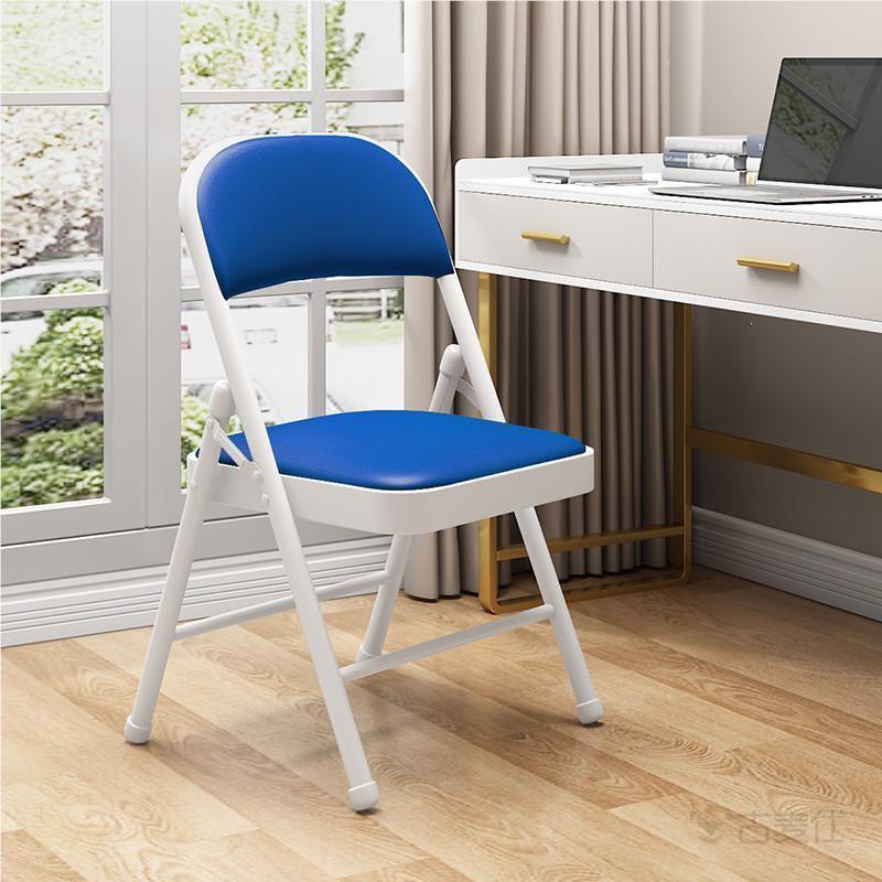 Portable Folding Chair with Backrest for Home, Office, Dining, and Dormitory Use