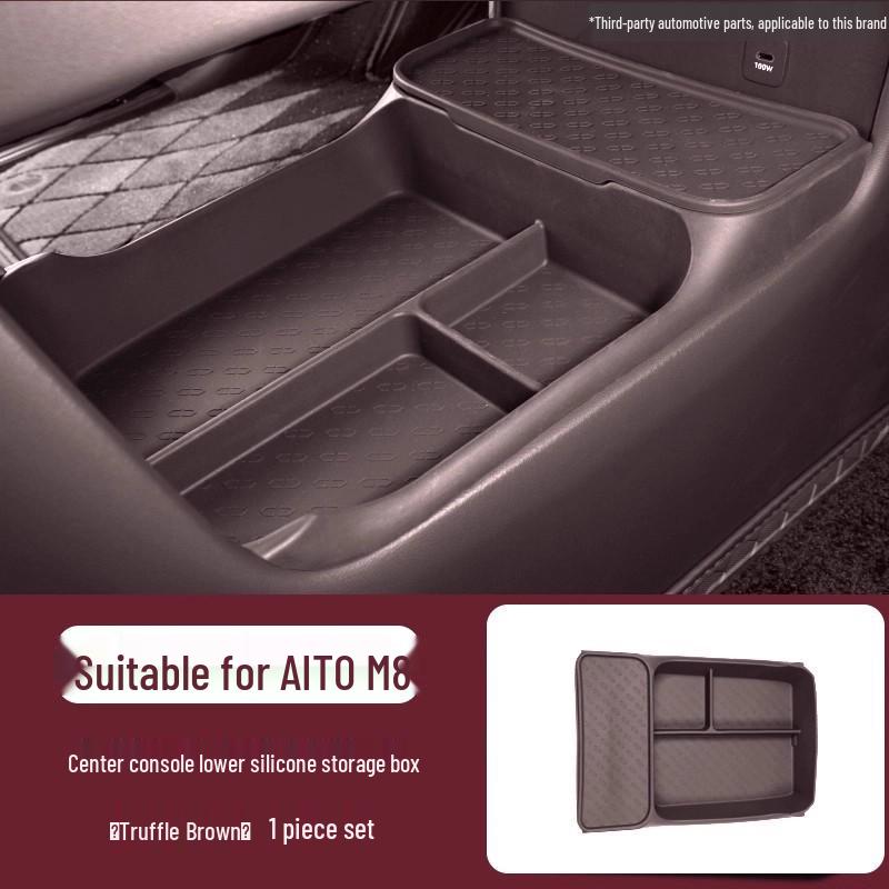 AITO M8 Center Console Silicone Storage Organizer