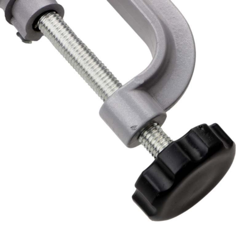 Drehbarer Mehrpositions-Schraubstock mit Bohrerhaltern, Hochleistungs-Stahlklemme für Holz-, Metallbearbeitungs-DIY-Projekte