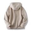 Men's 2025 Hooded Lambswool Fleece Lined Double-Sided Jacket Pullover Cardigan