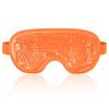 NEWGO Cooling Eye Microwaveable Eye Hot and Cold Gel Eye Relaxes Relieves Eye Aids Reusable and Washable Orange Mask, Mask, Mask, Eyes, Fatigue,