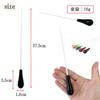Lunari Conductor's Baton, Fiberglass, Rosewood, 37.5cm Length, Set of 4, for Orchestra, Choir, and Practice (Set of 4)